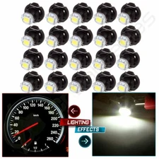 20x White T4.2/T4 Neo Wedge 1 SMD 2835 LED Bulbs  HVAC Climate Control Lights