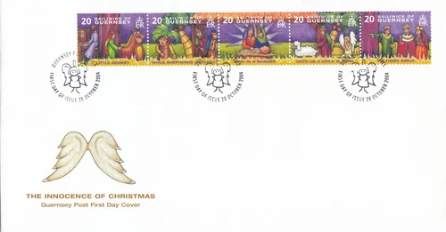 Innocence of Christmas GB Guernsey FDC 2004 (151564)