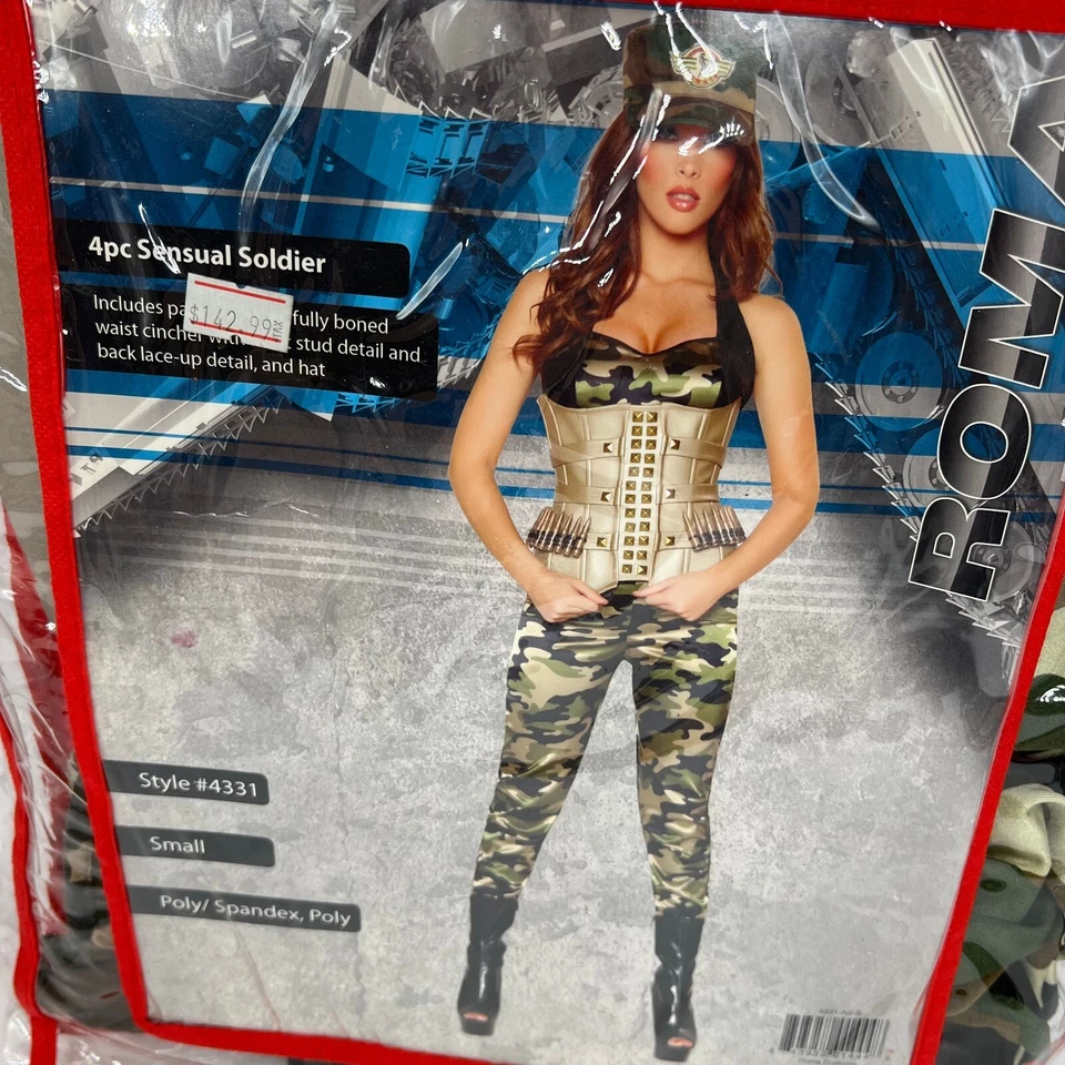 Nuevo Disfraz Sexy Soldado Sensual Roma - Talla S Foto 2 de 4