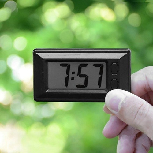 LCD Digital Display Car Dashboard Clock 