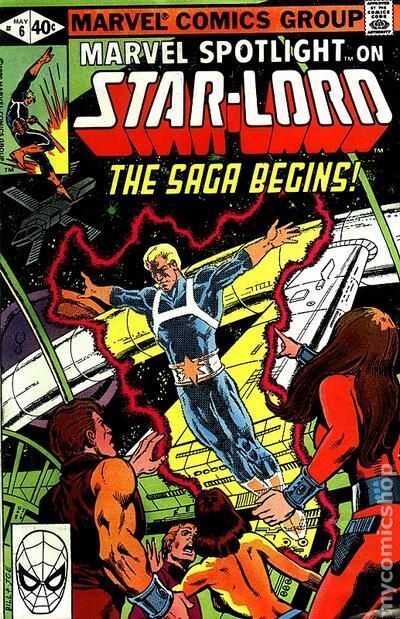Marvel Spotlight #6 FN+ 6.5 1980 Stock Image 1st comic book app. Star-Lord