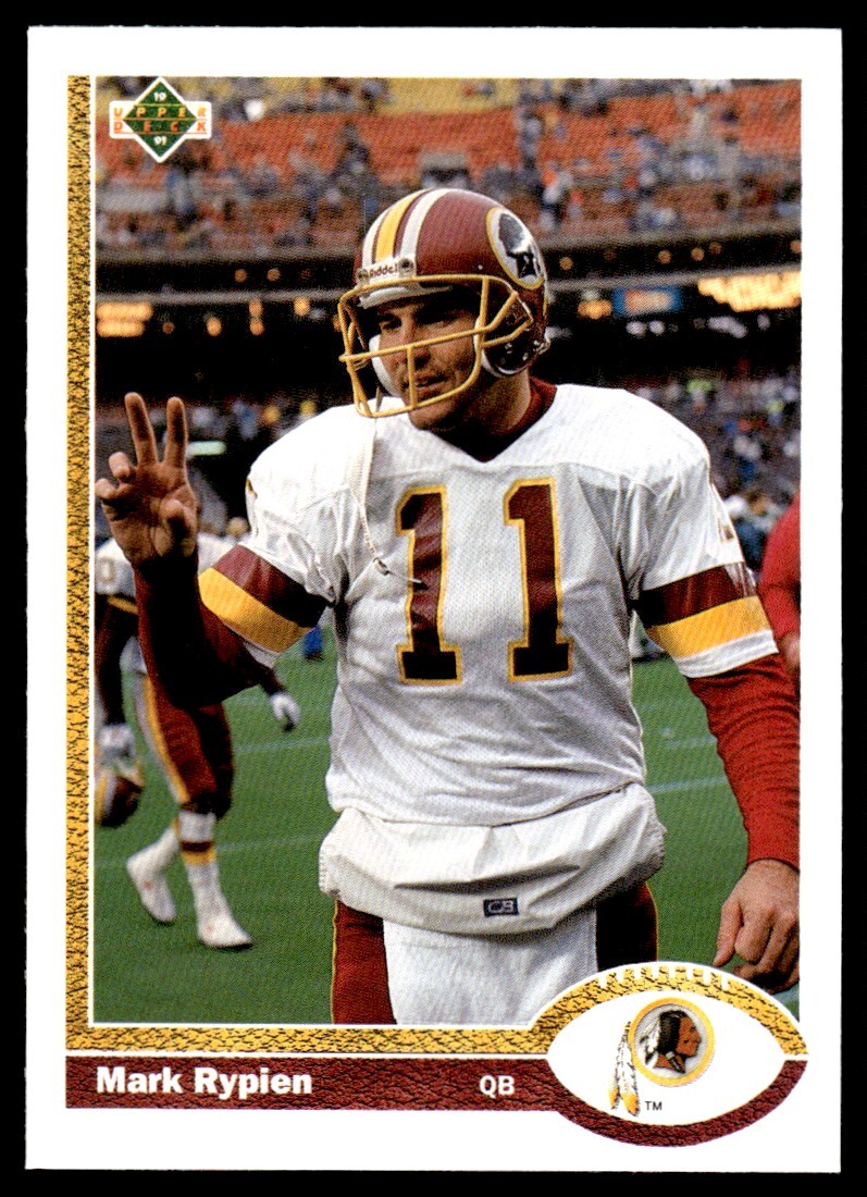1991 Upper Deck Mark Rypien Washington Redskins #280