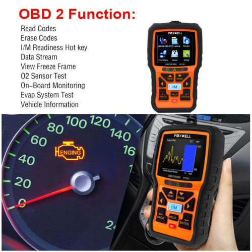 FOXWELL NT301 Universal Car OBD2 Engine Diagnostic Scanner Live Data Code Reader - Picture 1 of 8