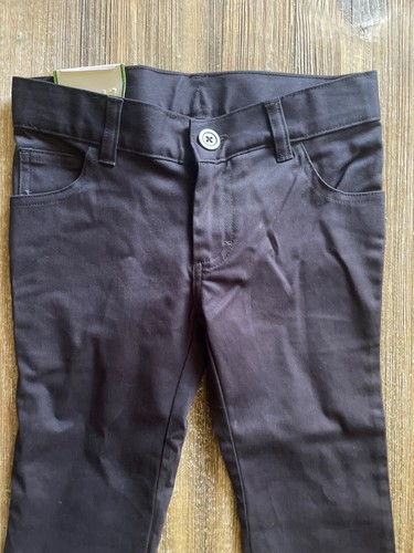 Real School Uniforms Boys 5 pocket skinny leg pant, navy blue size 6 - Picture 2 of 4
