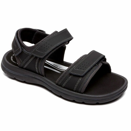 Rockport Men's Get Your Kicks Quarter Strap Coffee Brun Sandals V80419 Size  13 889137862220 | eBay