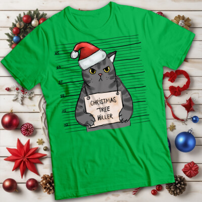 Weihnachtsbaumkiller T-Shirts lustig Herren und Damen Tee #MC