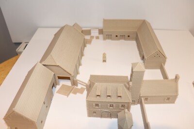 Hougoumont Farm Buildings & Walls 10mm Wargaming 1815 Napoleonic Waterloo