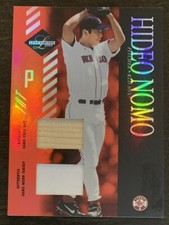 Hideo NOMO🔥2003 Leaf Limited TNT Orange Dual Relics #103 1/25 Red Sox