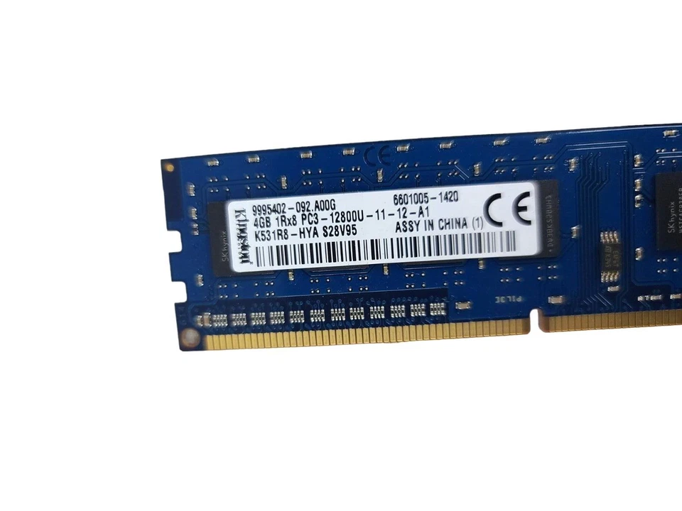 Lot 8 SKhynix 32GB (8x4GB) PC3L-12800U DDR3L Desktop Memory MT8KTF51264AZ-1G6E1 - Image 2 of 4