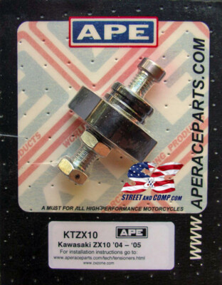 あちゃーん APE Manual Cam Chain Tensioner KTZX10 Kawasaki Zx10 2004 and up
