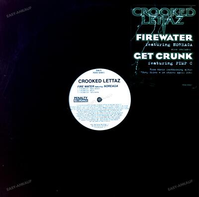 Crooked Lettaz - Firewater / Get Crunk Maxi (VG/VG) .