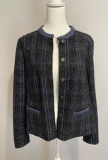 Basler Womens Jacket 38 Medium Blazer Gray Bl...