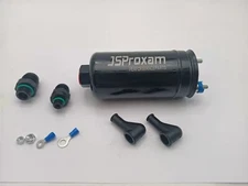 380LPH Fuel Pump External Inline For Bosch 044 AEM Check Valve 10AN 8AN 1000HP