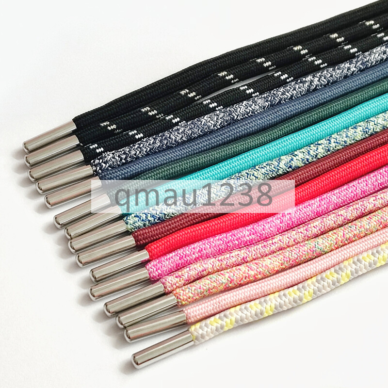 Cuerda de color de cordón de poliéster de 6,5 mm 1 M - 1,8 M para bolsos/bolsos/artesanías