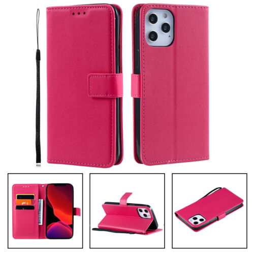 Etui pour iPhone 16 14 13 12 11 8 7 Xr Xs Pro Max Coque Housse Flip Portefeuille - Photo 19 sur 19