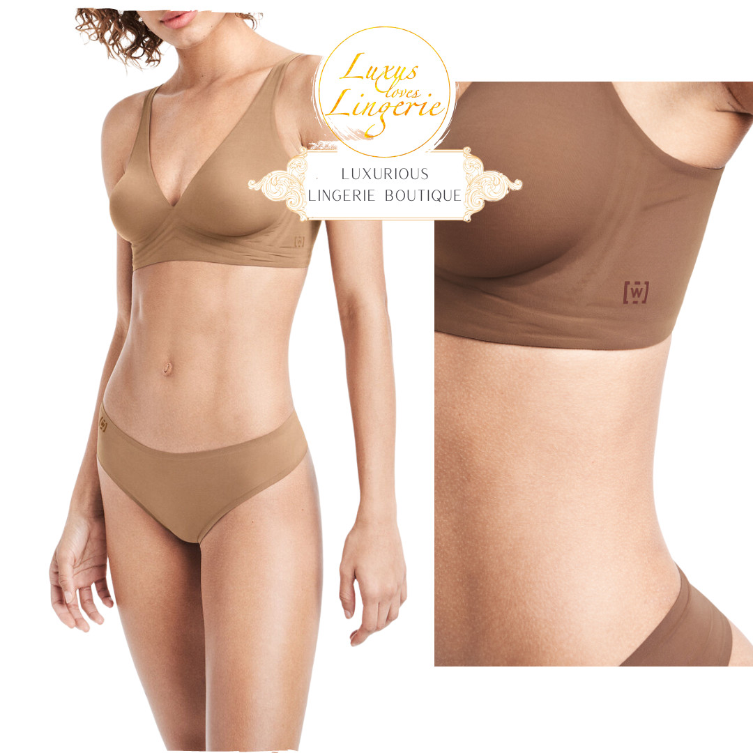Pure Bralette 3W Skin Bra by Wolford 75C Fairly Light Bonded Flat Seams