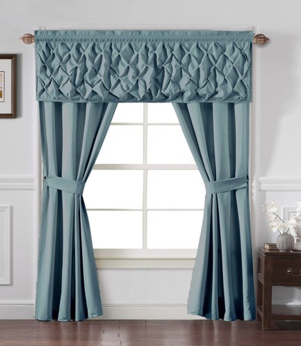Alcove Home Carmen Complete 5 Pc. Window in a Bag Curtain Set - Assorted Colors - Picture 10 of 13