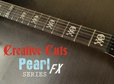 Captain Harlock Danzig Misfits Skull Kirk Hammett Vinyl Decal Guitar Inlays MOP