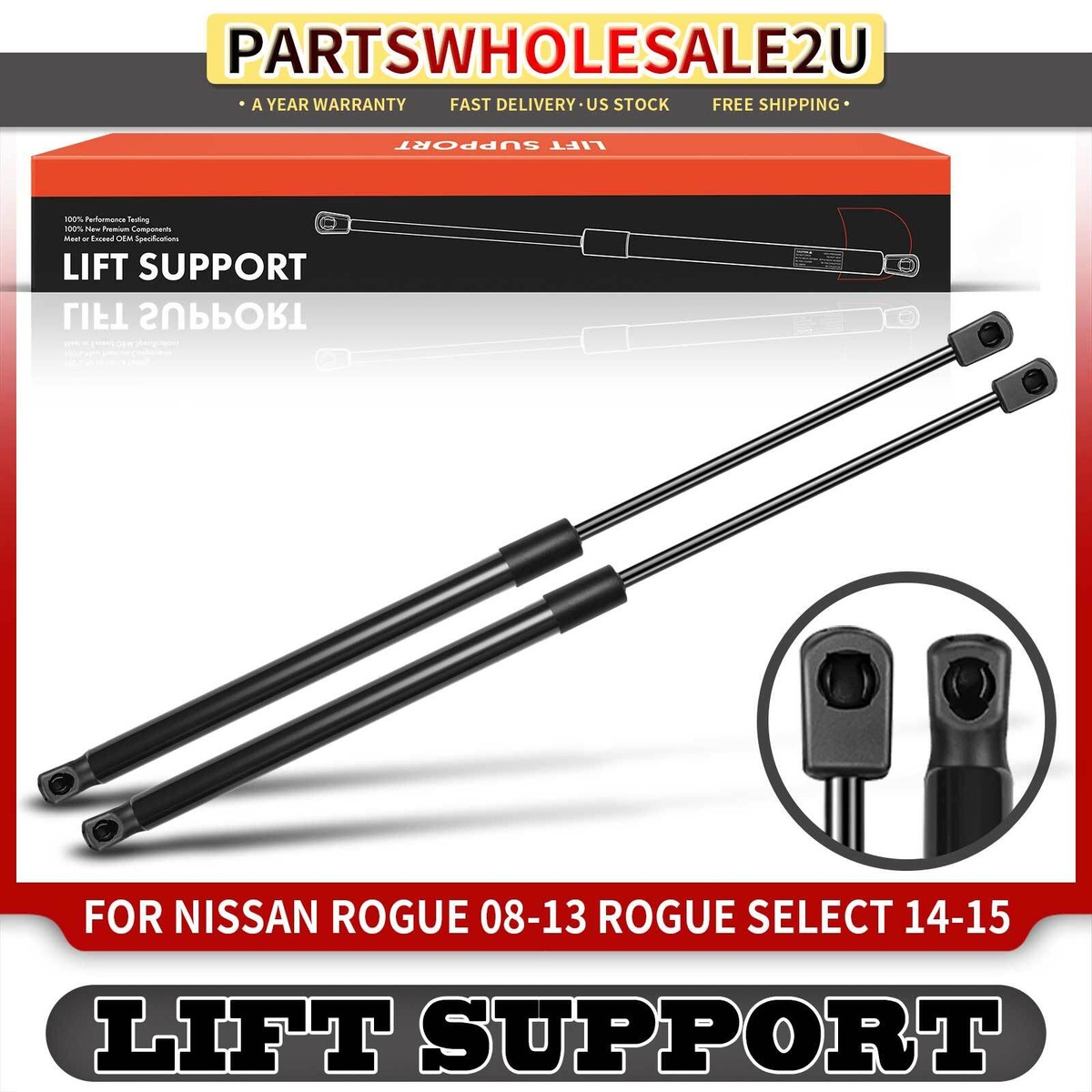 KYB Shocks Struts Rear Shocks Absorber For Nissan Rogue 2015 2016 2017 KYB Shocks Struts Rear Shocks Absorber For Nissan Rogue 2015 2016 2017