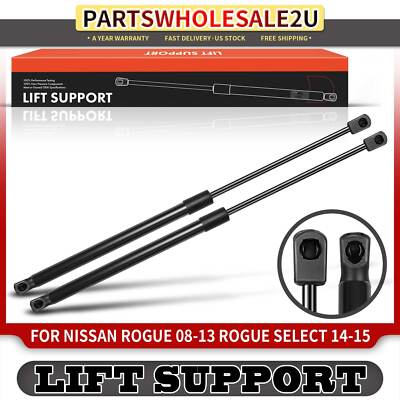 2x Rear Tailgate Lift Supports Struts for Nissan Rogue 08-13 Rogue Select 14-15