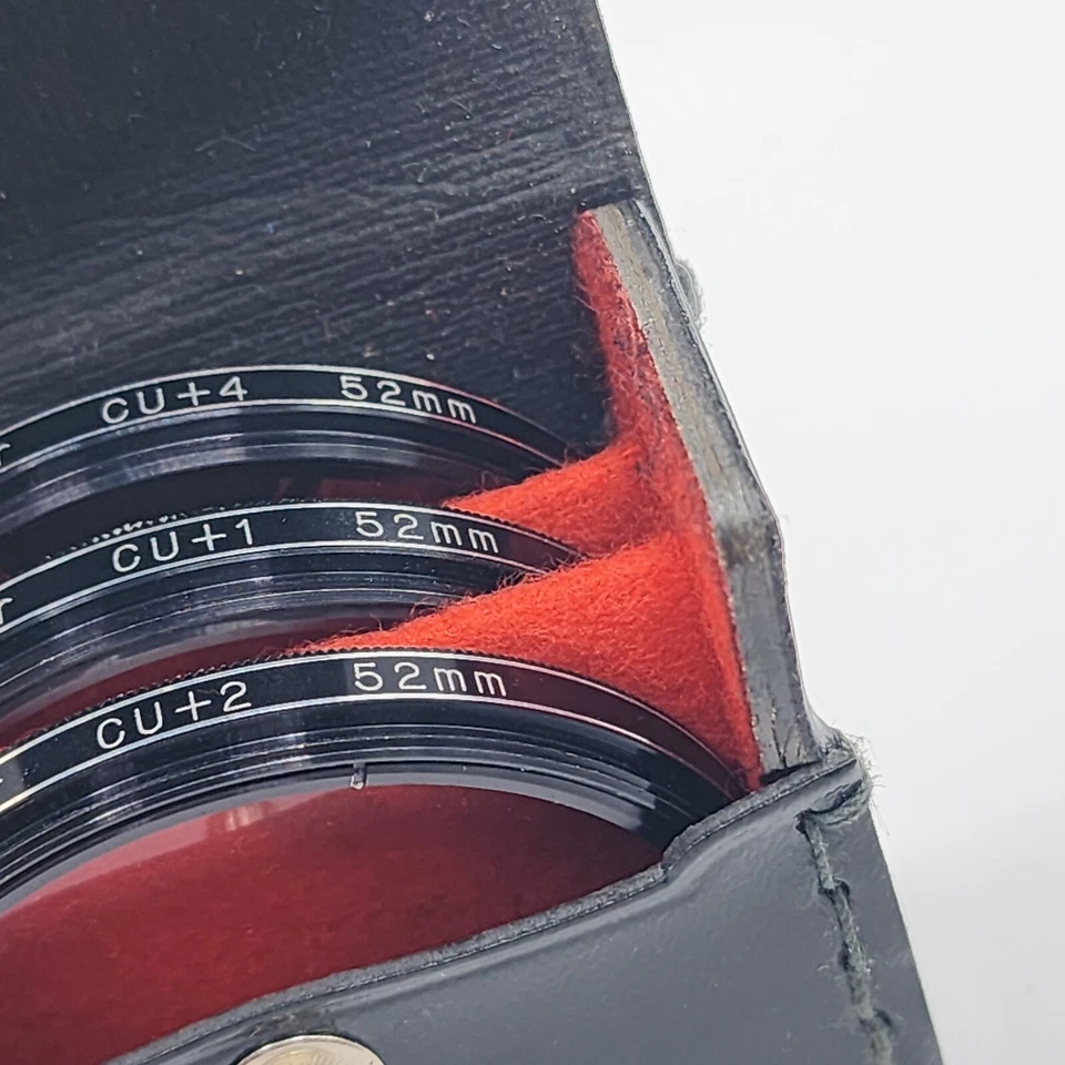 Coastar 52mm Camera Lens Set 3 CU +2 CU +1 CU +4 With Case Japan - Image 3 of 4