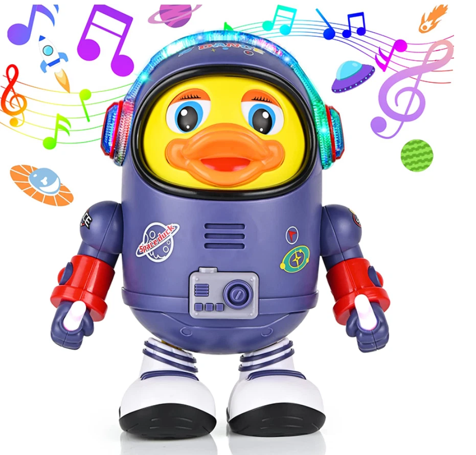 Duck Cosmonaut Dancing Robot Astronaut Baby Duck Space Robot