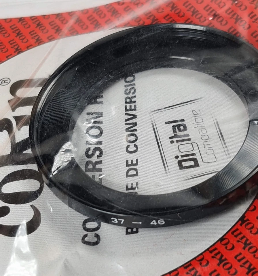 37-46mm Metal Step Up Adapter Ring 37mm Lens to 46mm Filter Converter E37-E46 - Image 3 of 4