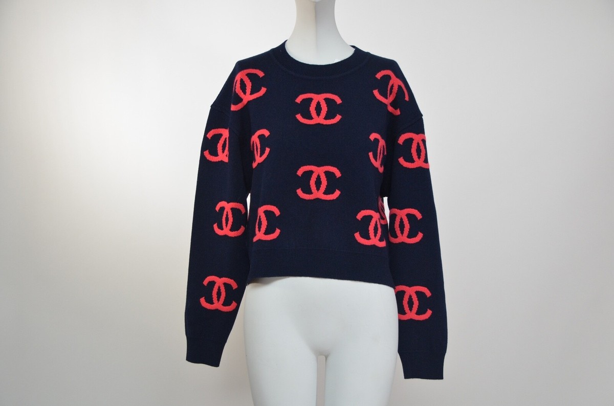 シャネル ABSTRACT AIRPORT MOTIF CREWNECK PULLOVER ブランドオフ CHANEL コットン スウェット 中古 レディー CHANEL シャネル ABSTRACT AIRPORT MOTIF CREWNECK PULLOVER