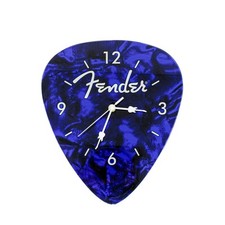 - Fender Guitar Pick Wall Clock