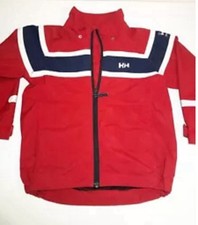 Boys Helly Hansen Red Shell Jacket Wind Waterproof Size 110 cm 5 EUC