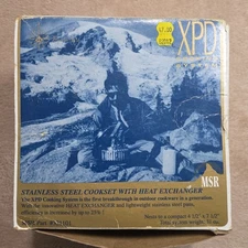 MSR Alpine Stainless Steel Set, Heat Exchanger, Lid/Fry Pan, Pot Holder