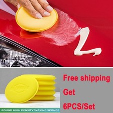 6pcs Kit Car Waxing Polish Foam Sponge Wax Applicator Cleaning Detailing Pads 6pcs Kit Car Waxing Polish Foam Sponge Wax Applicator Cleaning Detailing Pads