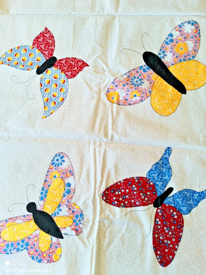 Washtub Butterflies for Anna Lena’s Andover Fabrics  Large Butterfly Print 1 YD+ - Image 3 of 4