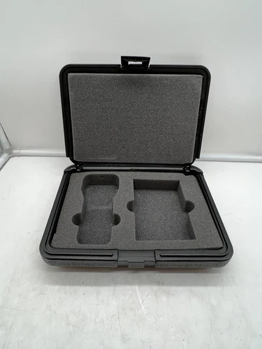 Small Hard Case with Foam Tool Storage Container Plastic Box Travel 9.5'' X 7"