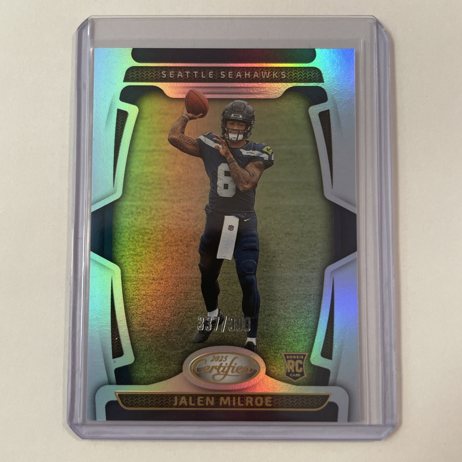 2025 Panini Certified - JALEN MILROE #155 SP Prizm 337/399 Seahawks 🏈