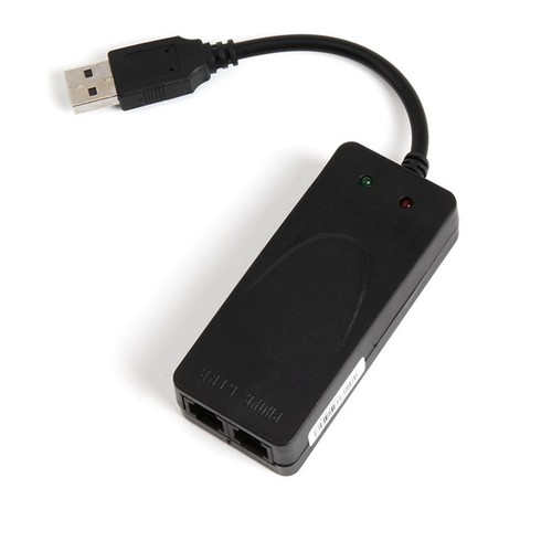 USB Fax Modem Dual Port USB2.0 56K V.92 V.90 External Modem Driver for Win6445 - Picture 8 of 10
