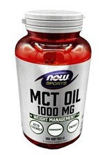 New Mct Oil 1,000 mg 150 Soft Gels NOW Foods,