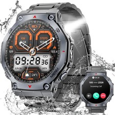 1.43" Smart Watch For Men 5ATM Waterproof Military Sport Watch For Android iOS