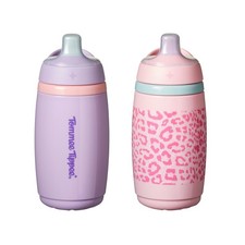 Tommee Tippee Active Spout Toddler Cups, 9 oz, 2 PACK, Pink  Purple