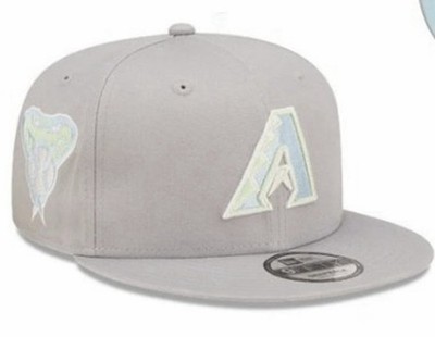 NEW ERA 9FIFTY MLB ARIZONA DIAMONDBACKS Patch SNAPBACK  CAP HAT Ice Gray Blue  
