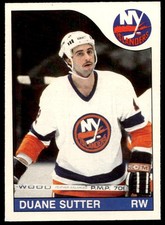 1985-86 O-Pee-Chee #227 Duane Sutter New York Islanders