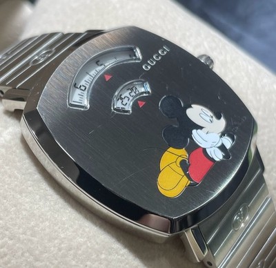 GUCCI &ディズニー コラボ♡腕時計未使用✨極美品☆保証書付 Gucci Grip x Disney 38mm Mickey Mouse Ladies Watch - YA157419 | eBay