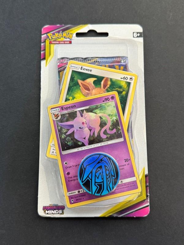 POKEMON SUN & MOON UNIFIED MINDS CHECKLANE BLISTER BOOSTER PACK W/ PROMOS