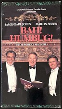 RARE Bah! Humbug! A Christmas Carol Live! VHS! James Earl Jones Martin Sheen WOW