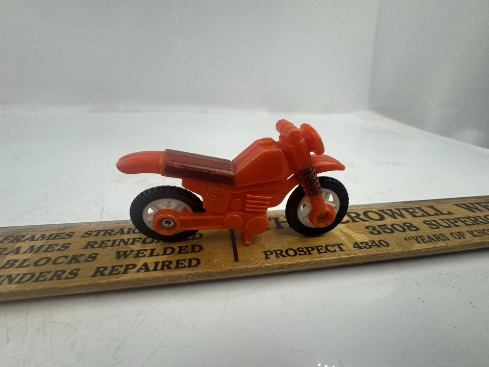 De colección Buddy L Plástico Rojo Motocicleta Accesorio Pieza Original Foto 3 de 4