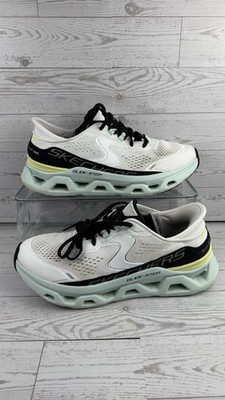 Skechers Glide Step Altus Hands Free Slip Ins White Sz 8.5 Running Shoes #380