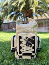 Icemule Boss Backpack Cooler –30L. Waterproof/floating cooler.