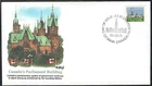 Canada 1985 Fleetwood Cachet FDC; 34¢ Parliament Building Bklt Single - Sc 925as