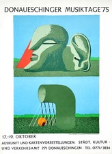 Horst Antes: Donaueschinger Musiktage, 1975