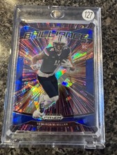 2025 Panini Prizm Draft Picks Tetairoa McMillan Brilliance Blue Ice /149 RC